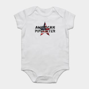 American Pipefitter - Blue Collar Worker Baby Bodysuit